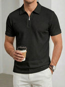 Camisa Polo Masculina Casual de Poliéster