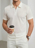 Camisa Polo Masculina Casual de Poliéster