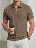 Camisa Polo Masculina Casual de Poliéster