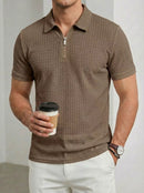 Camisa Polo Masculina Casual de Poliéster