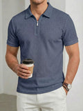 Camisa Polo Masculina Casual de Poliéster